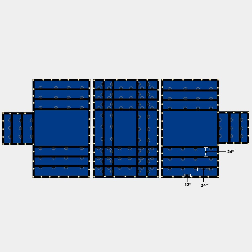 3 pc Lumber Tarpaulin