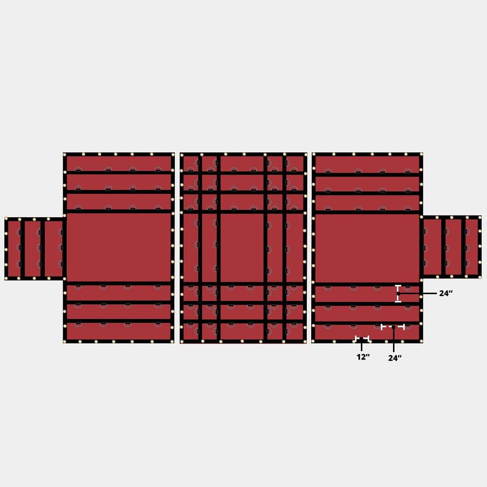 3 pc Lumber Tarpaulin