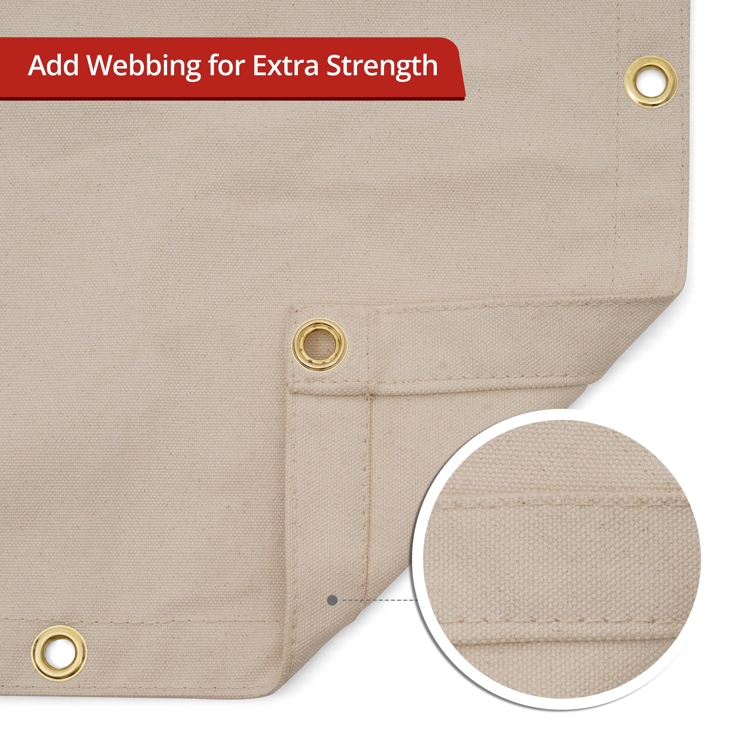 #4 Custom Duck Cotton Canvas Tarpaulin