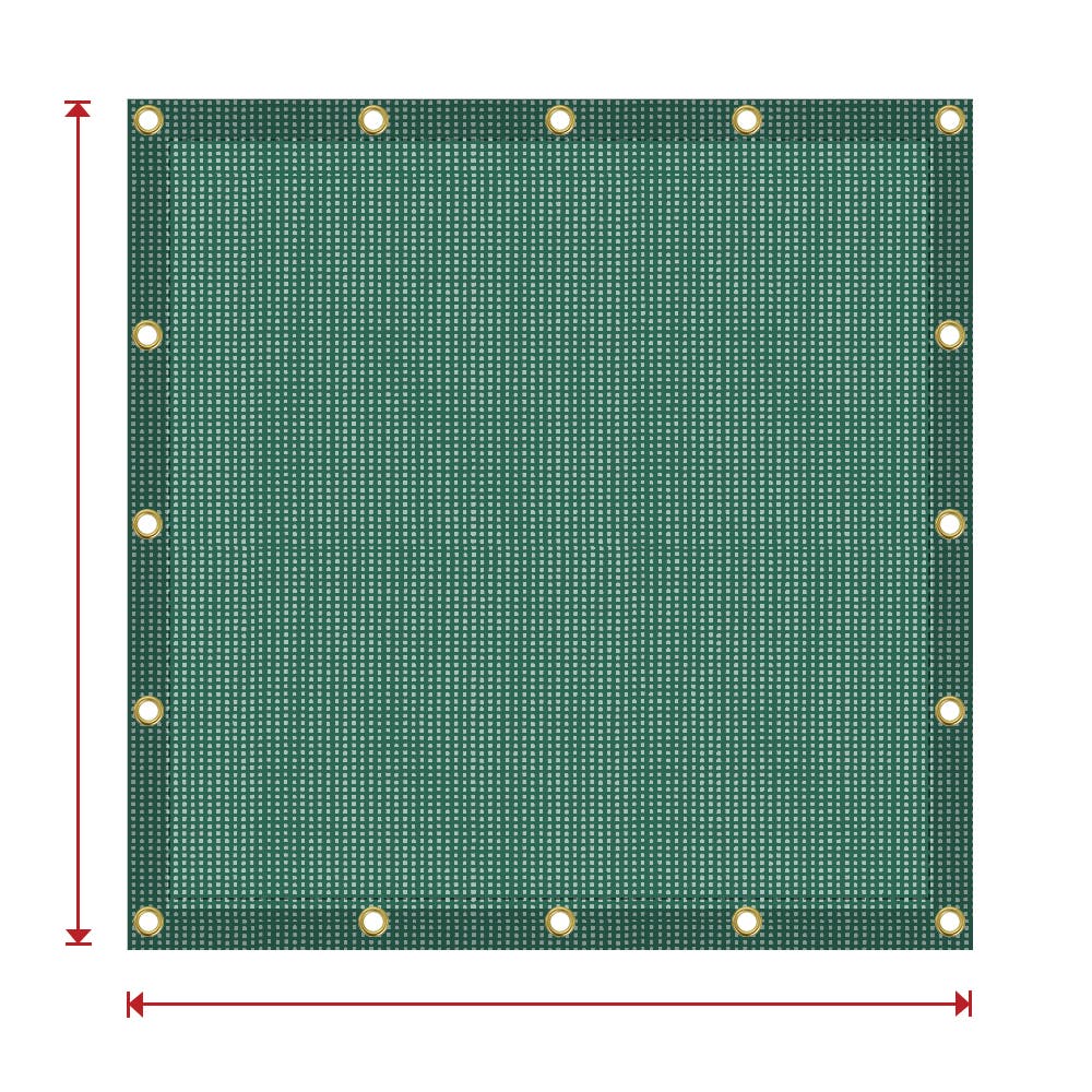 90% Premium Fence Privacy Screen - Green