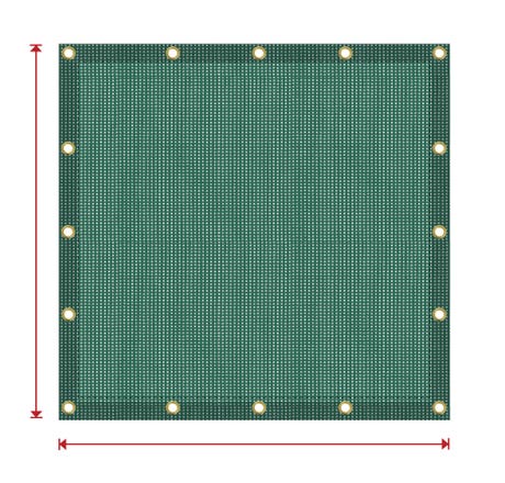90% Premium Fence Privacy Screen - Green
