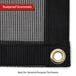 Black Mesh Tarpaulin
