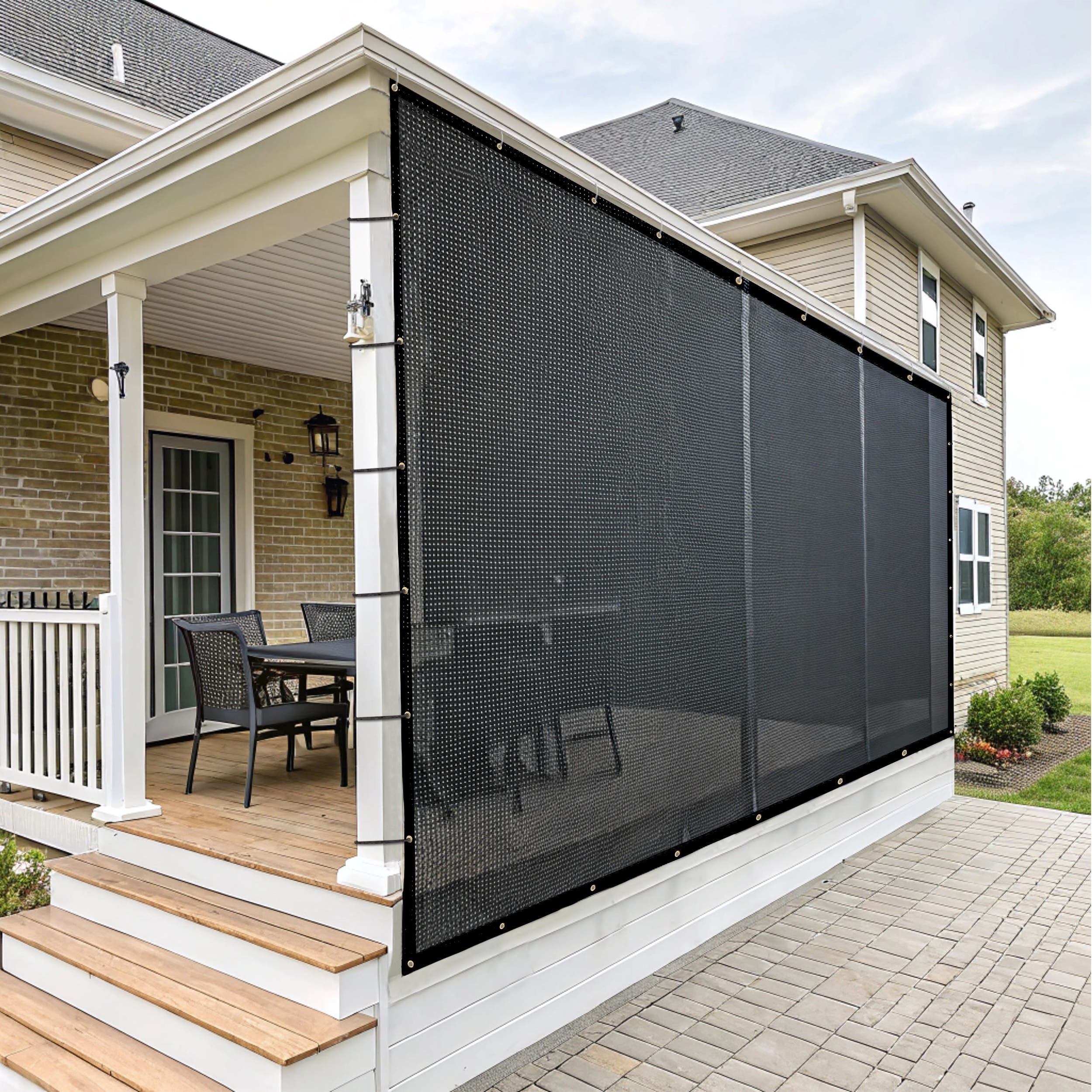 Black Mesh Tarpaulin