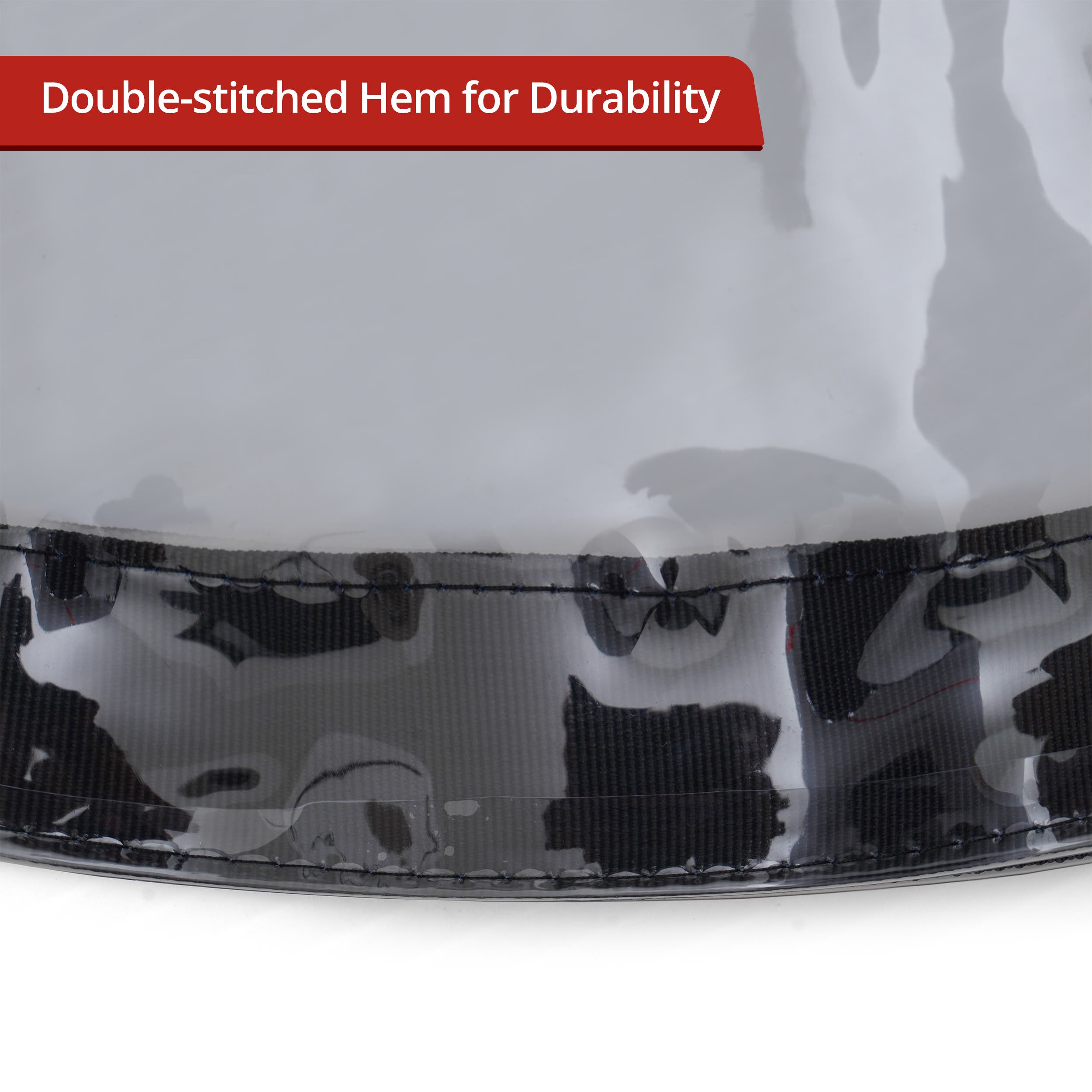 Custom Heavy Duty Clear Vinyl Tarpaulin - Round