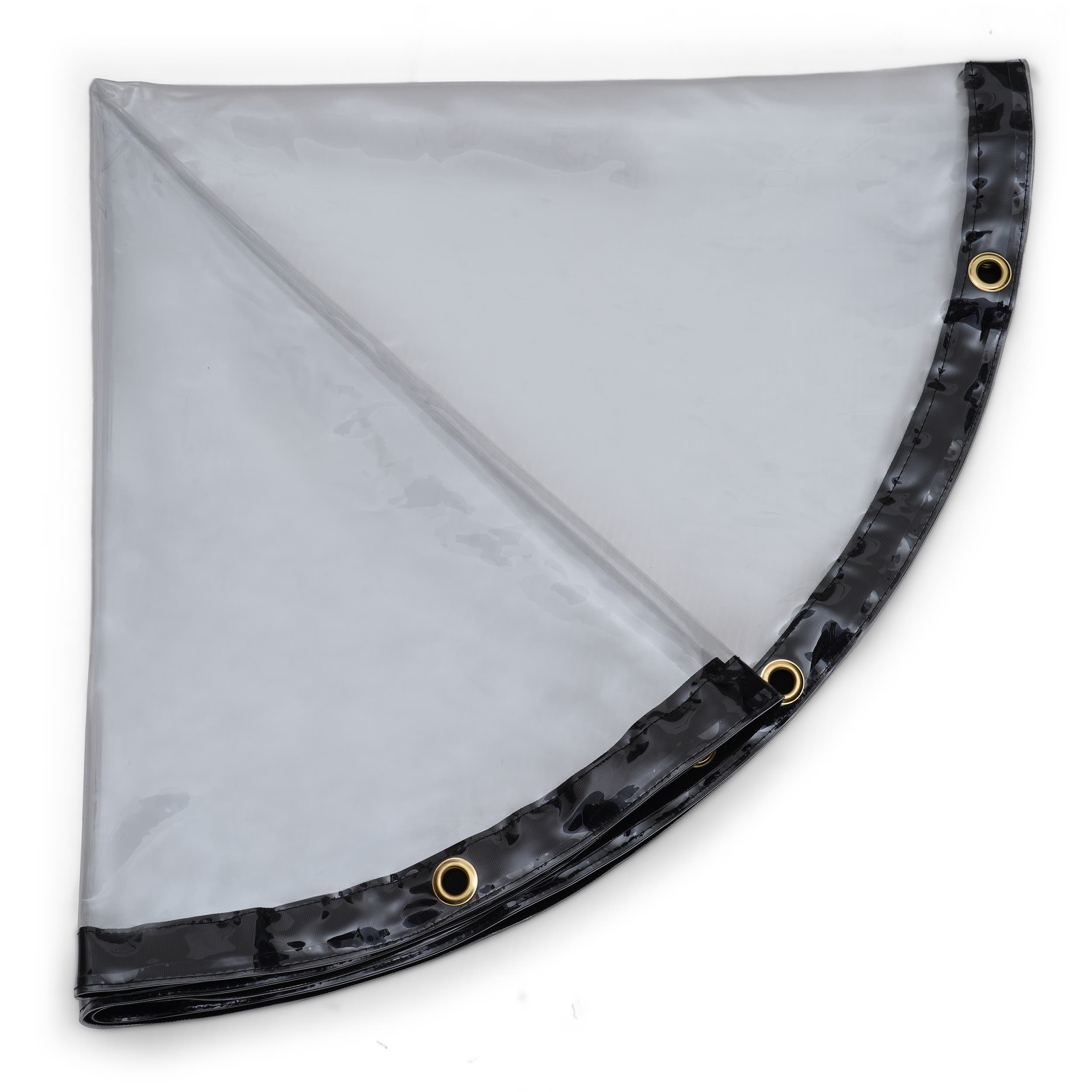 Custom Heavy Duty Clear Vinyl Tarpaulin - Round