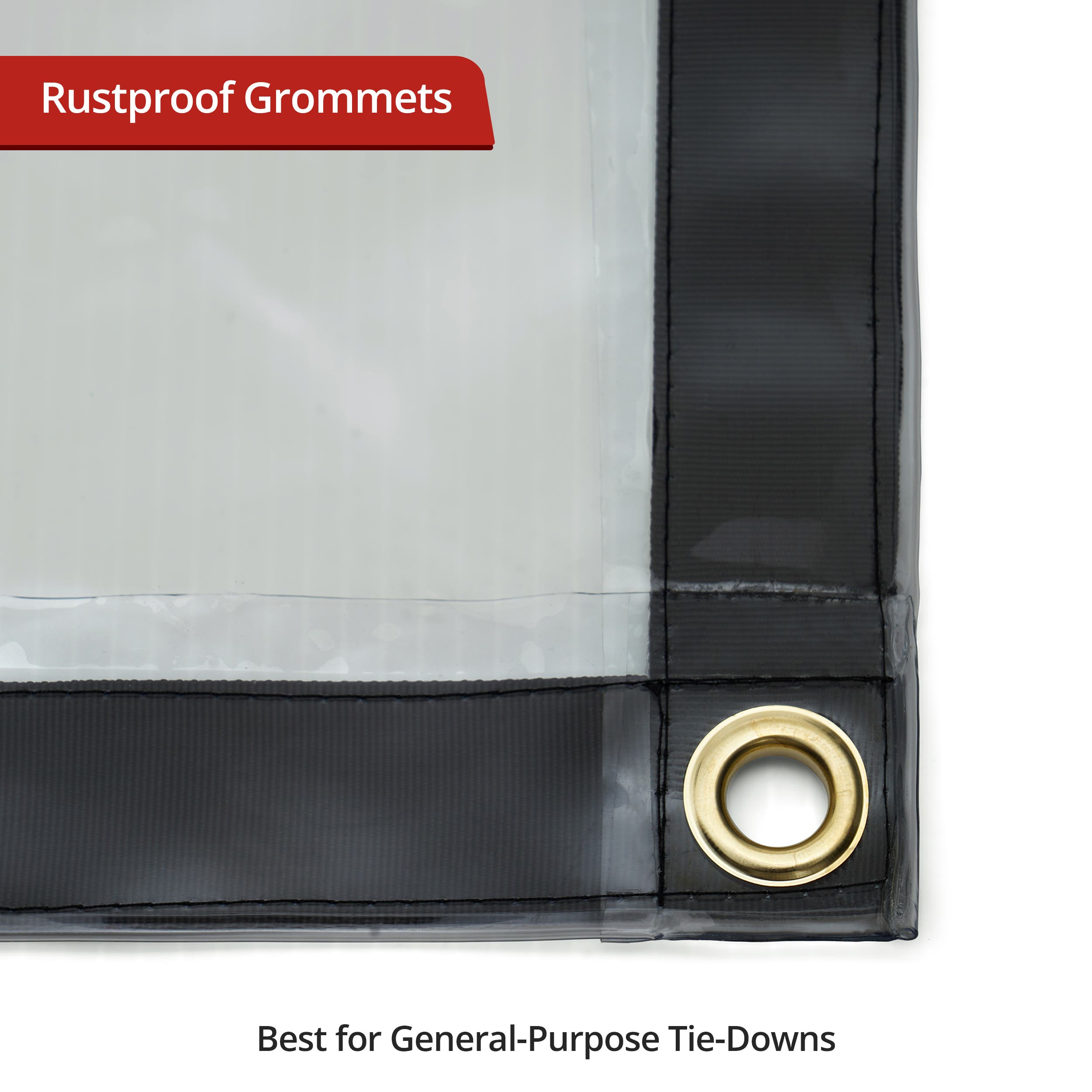 Custom Heavy Duty Clear Vinyl Tarpaulin