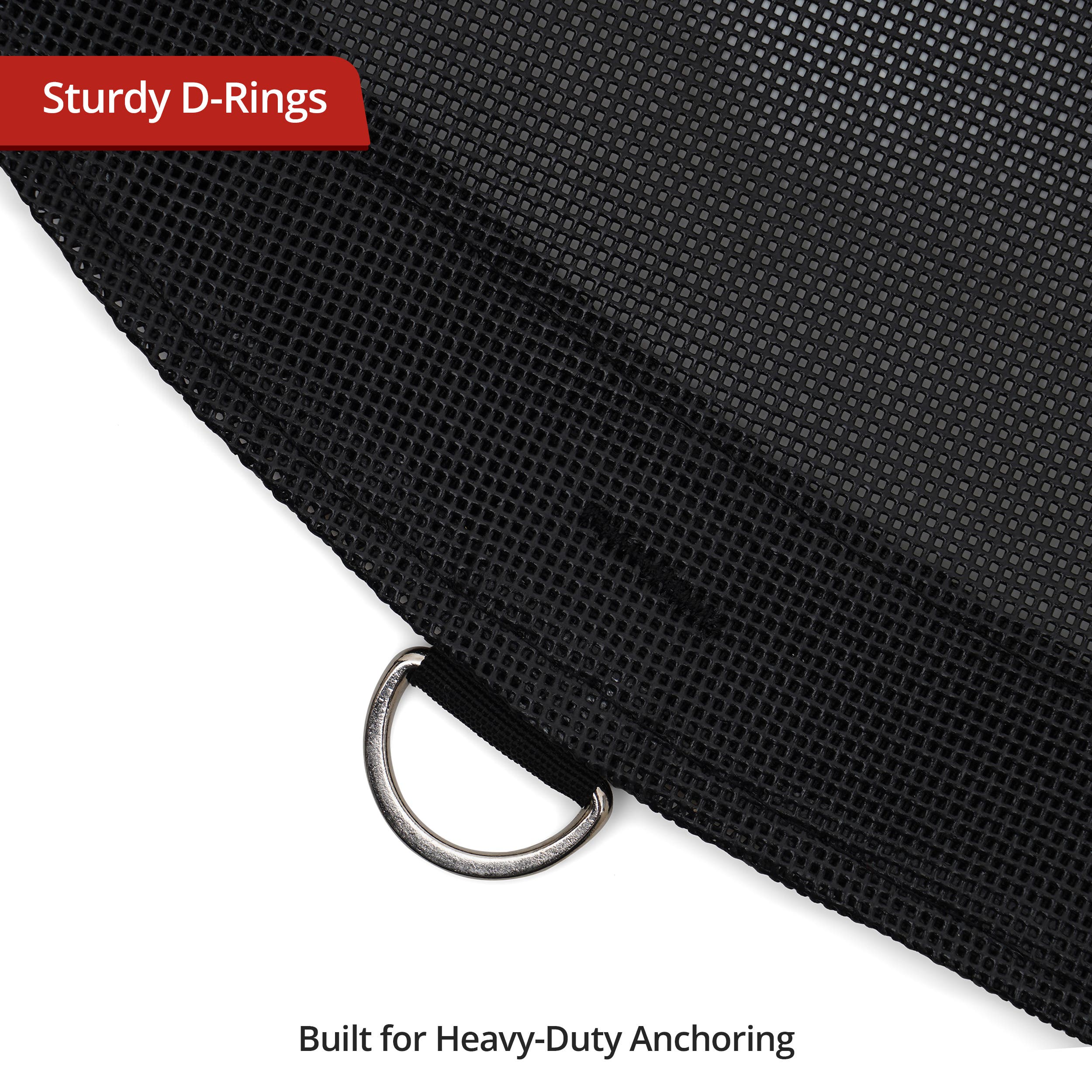 Custom Heavy Duty Round Mesh Tarpaulin - 60% Shade