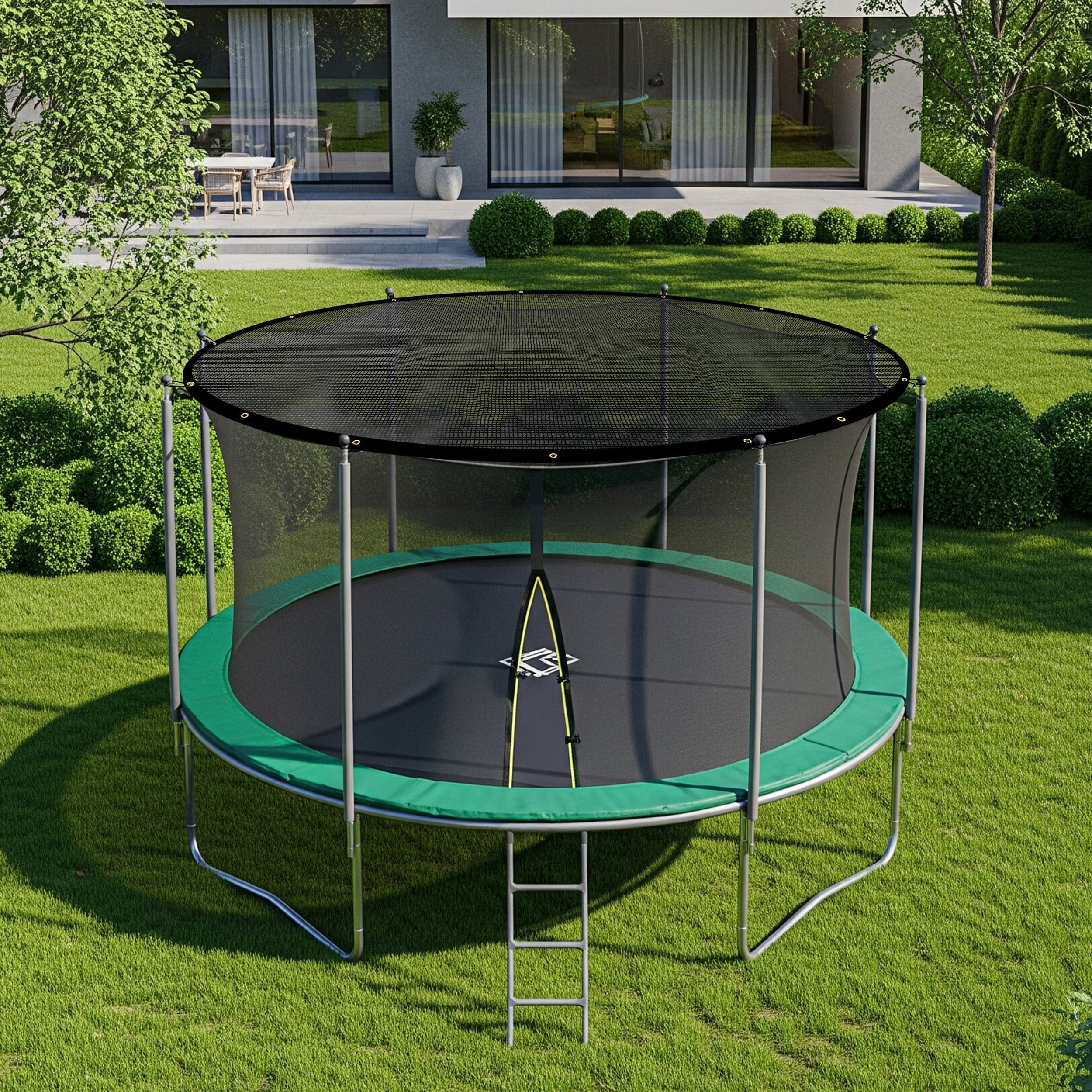 Custom Heavy Duty Round Mesh Tarpaulin - 60% Shade