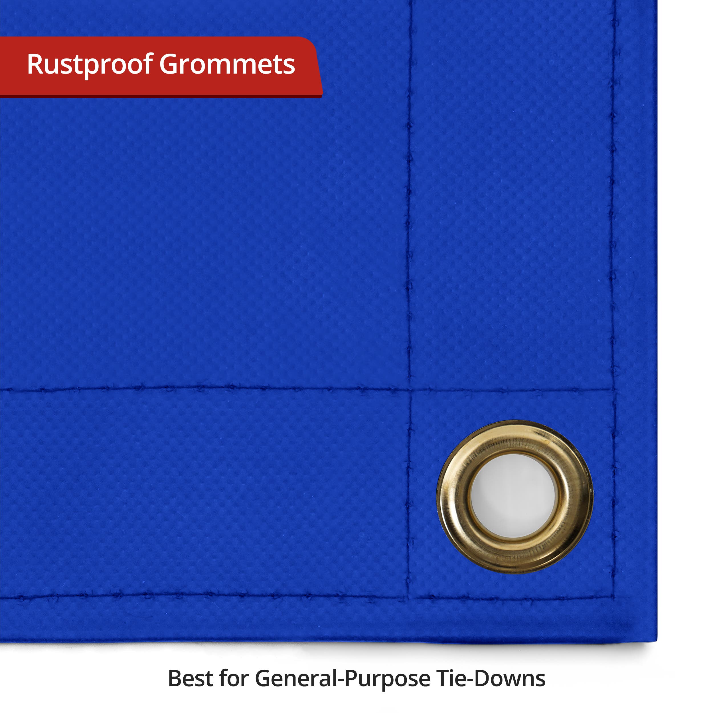 Custom Heavy Duty Vinyl Tarpaulin - Blue