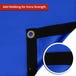 Custom Heavy Duty Vinyl Tarpaulin - Blue