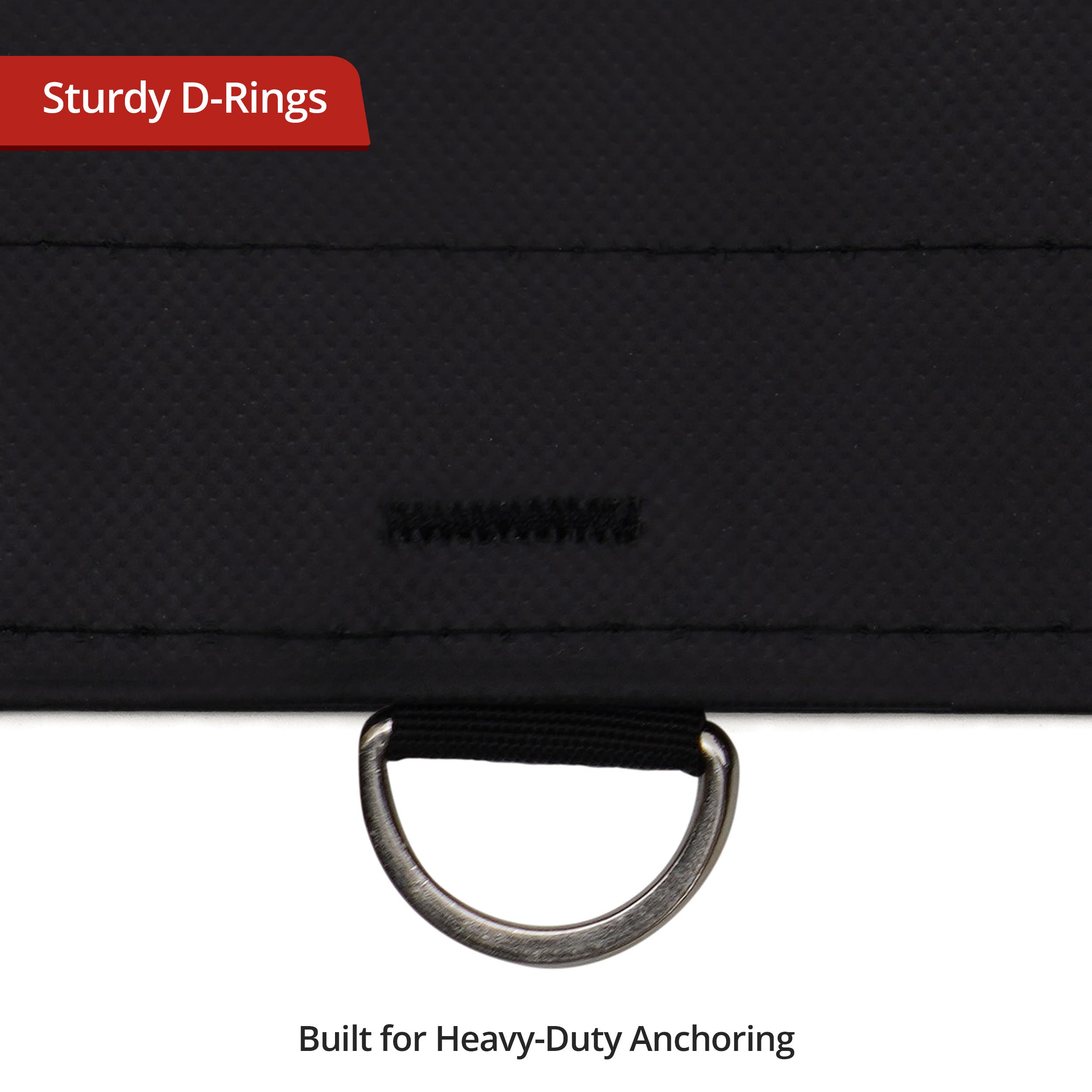 Custom Heavy Duty Vinyl Tarpaulin - Black