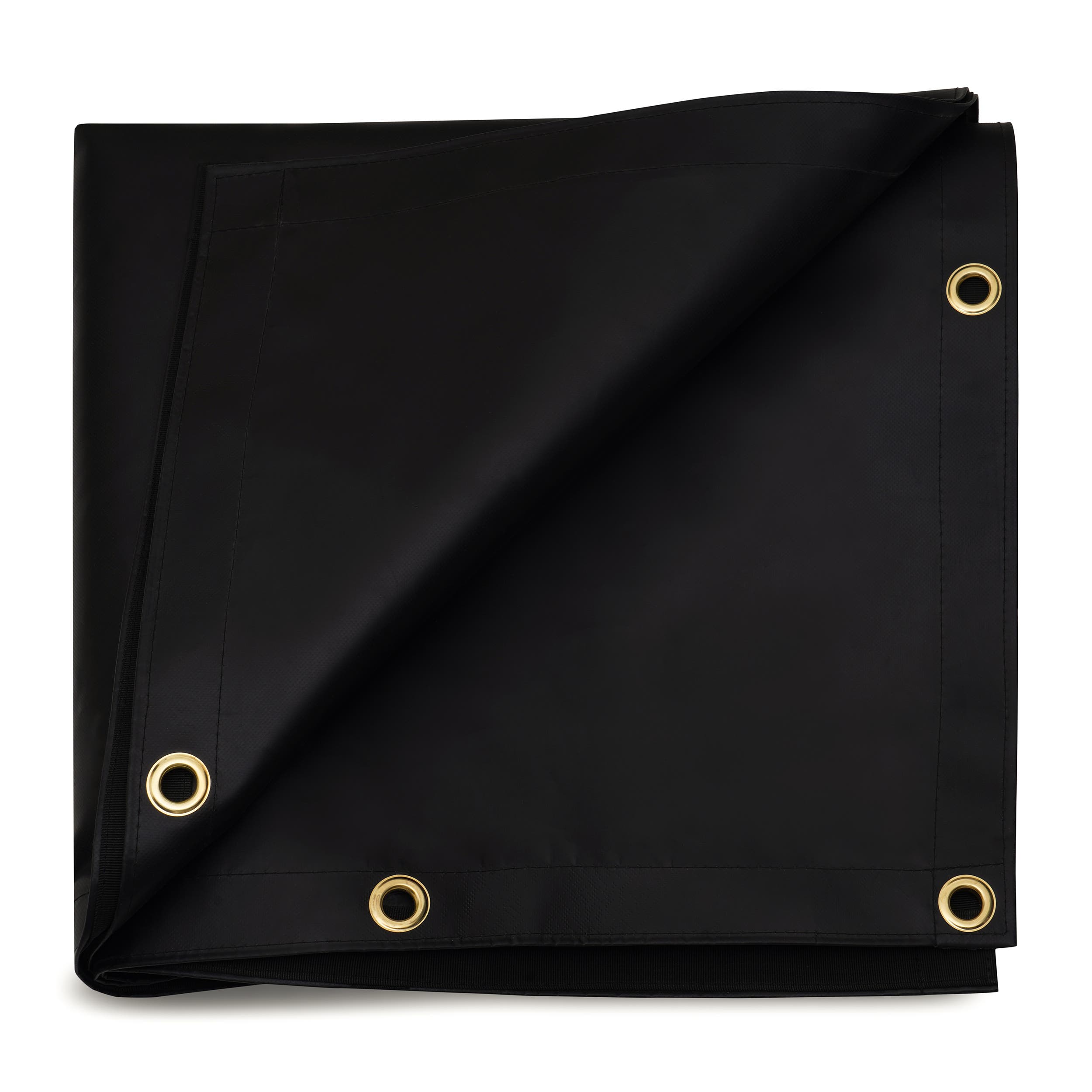 Custom Heavy Duty Vinyl Tarpaulin - Black