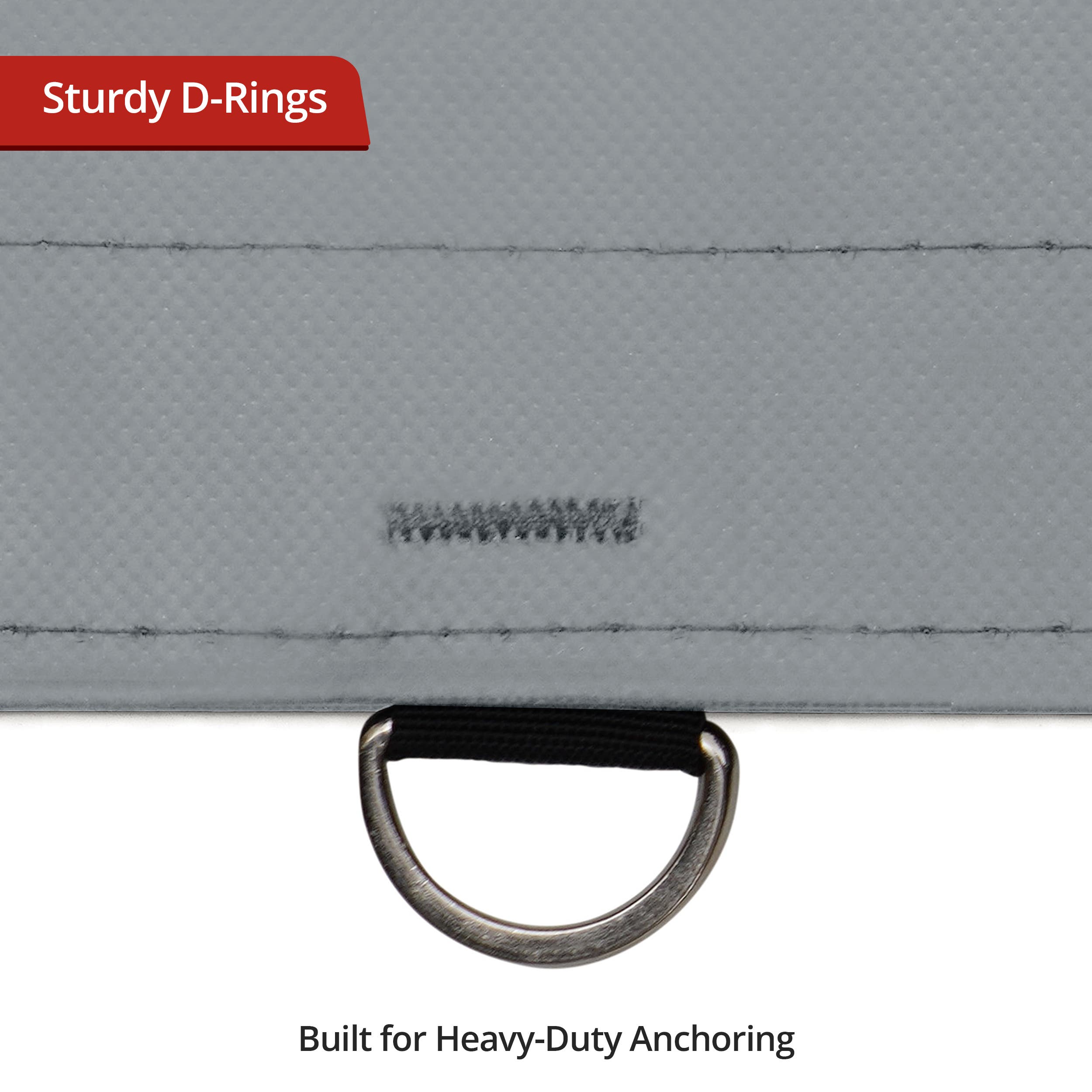 Custom Heavy Duty Vinyl Tarpaulin - Gray