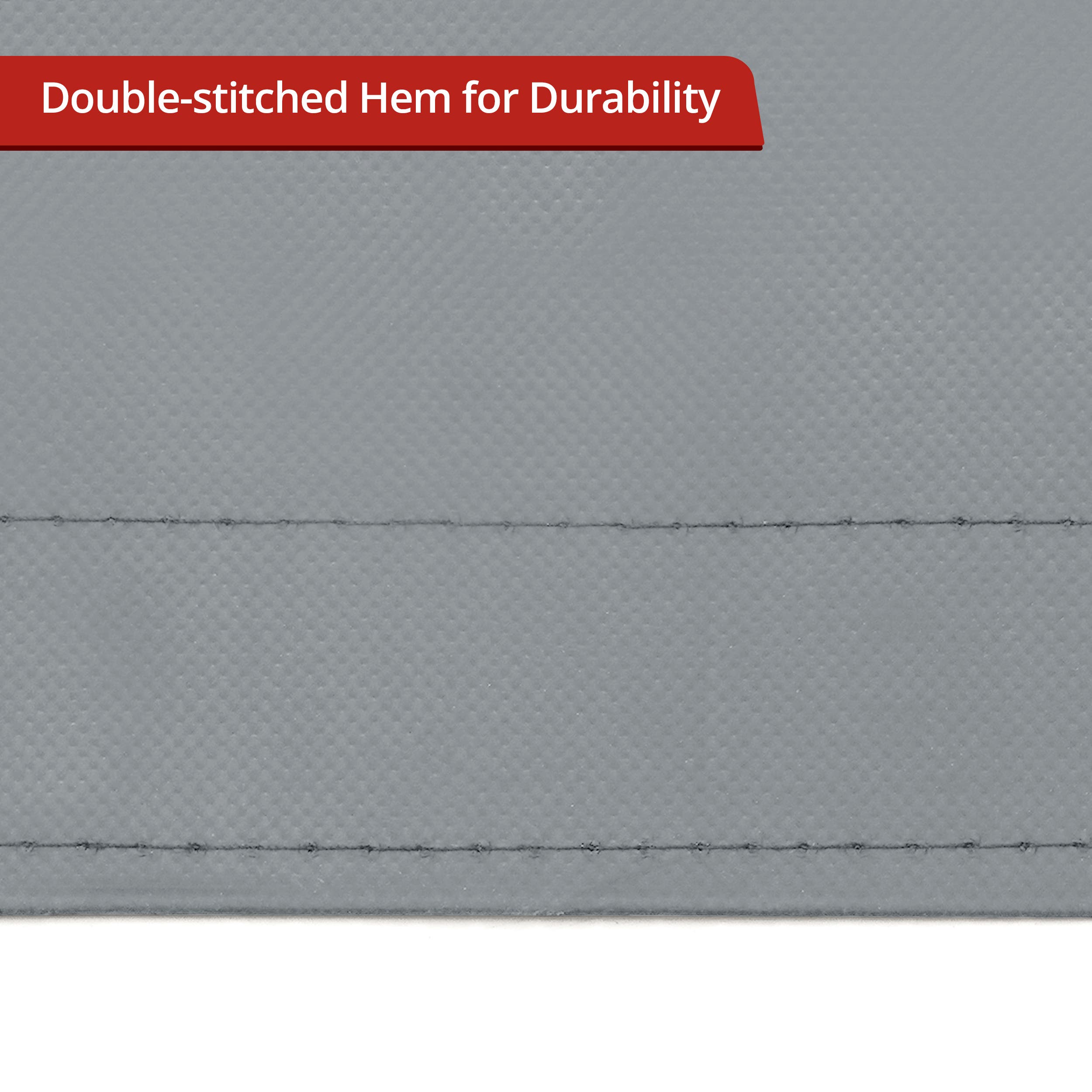 Custom Heavy Duty Vinyl Tarpaulin - Gray