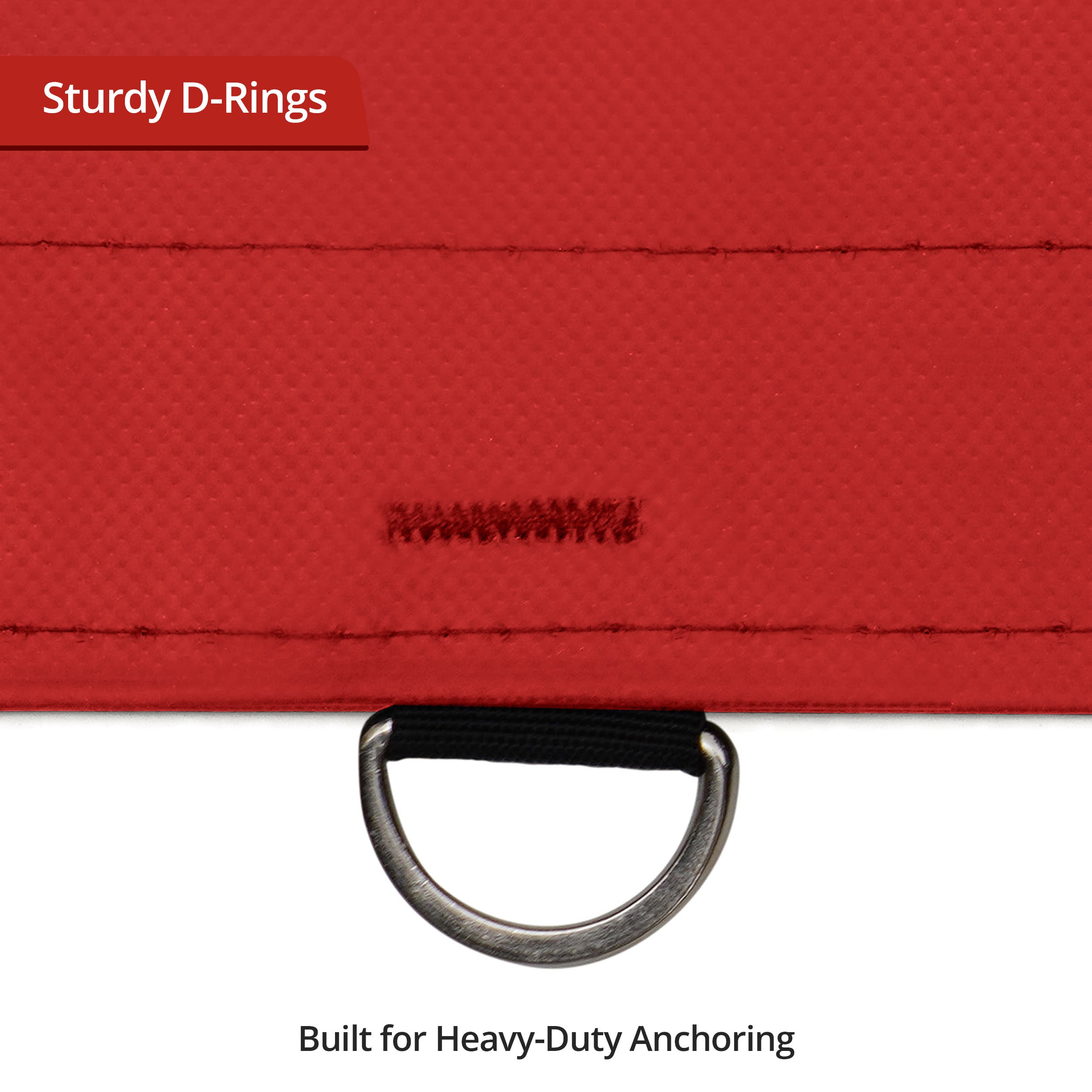 Custom Heavy Duty Vinyl Tarpaulin - Red