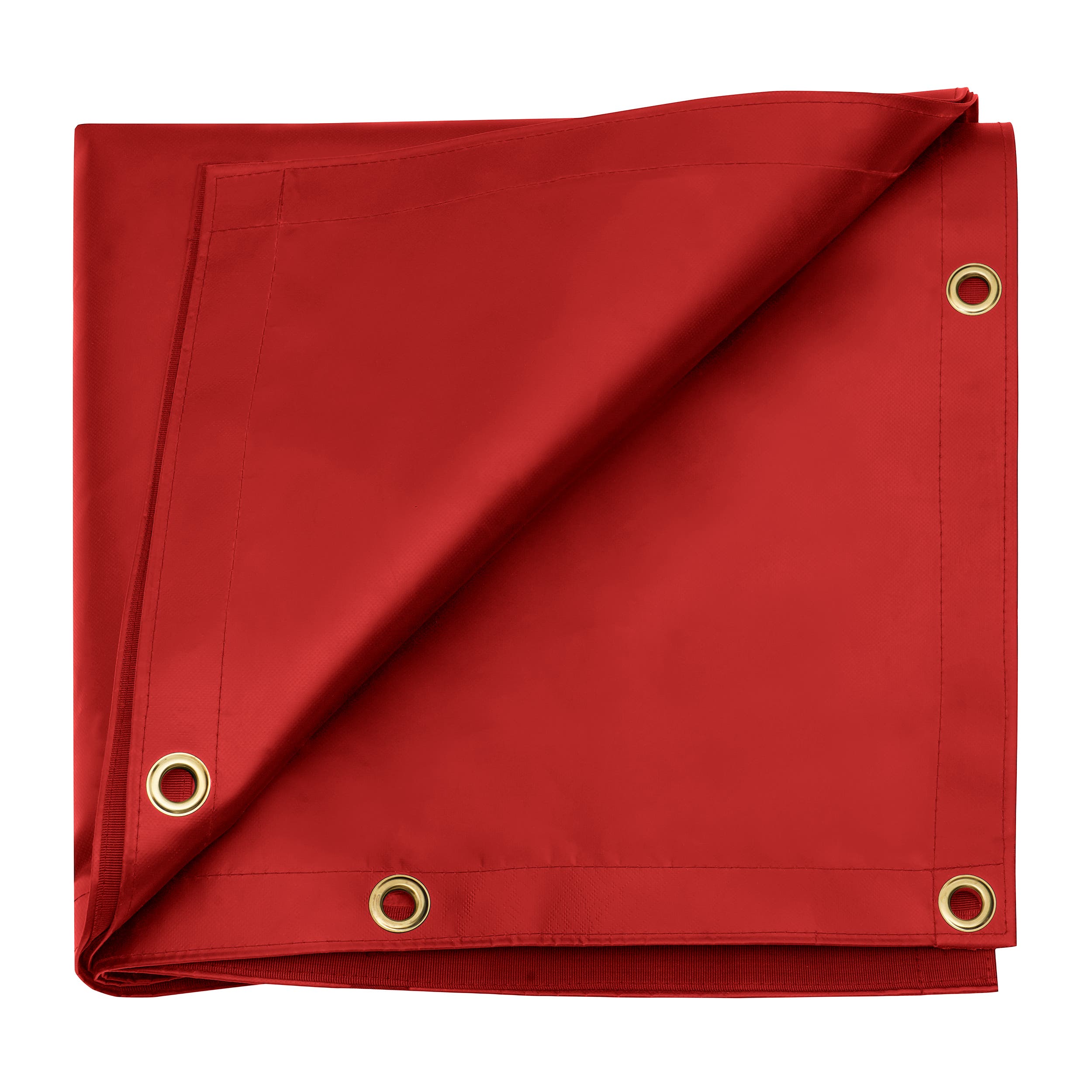 Custom Heavy Duty Vinyl Tarpaulin - Red