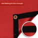 Custom Heavy Duty Vinyl Tarpaulin - Red