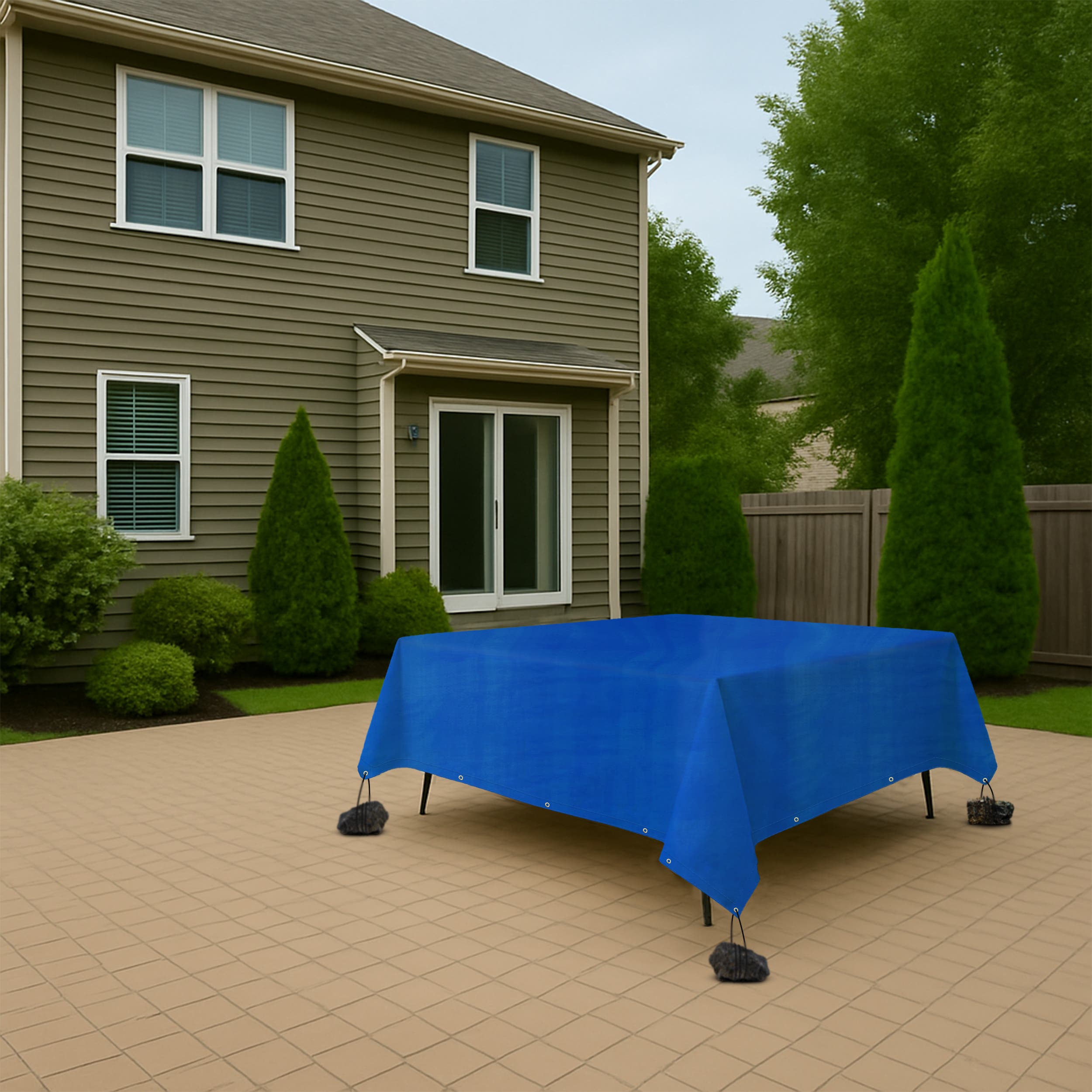 Custom Light Duty Poly Tarpaulin