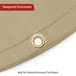 Custom Medium Duty Vinyl Tarpaulin - Round