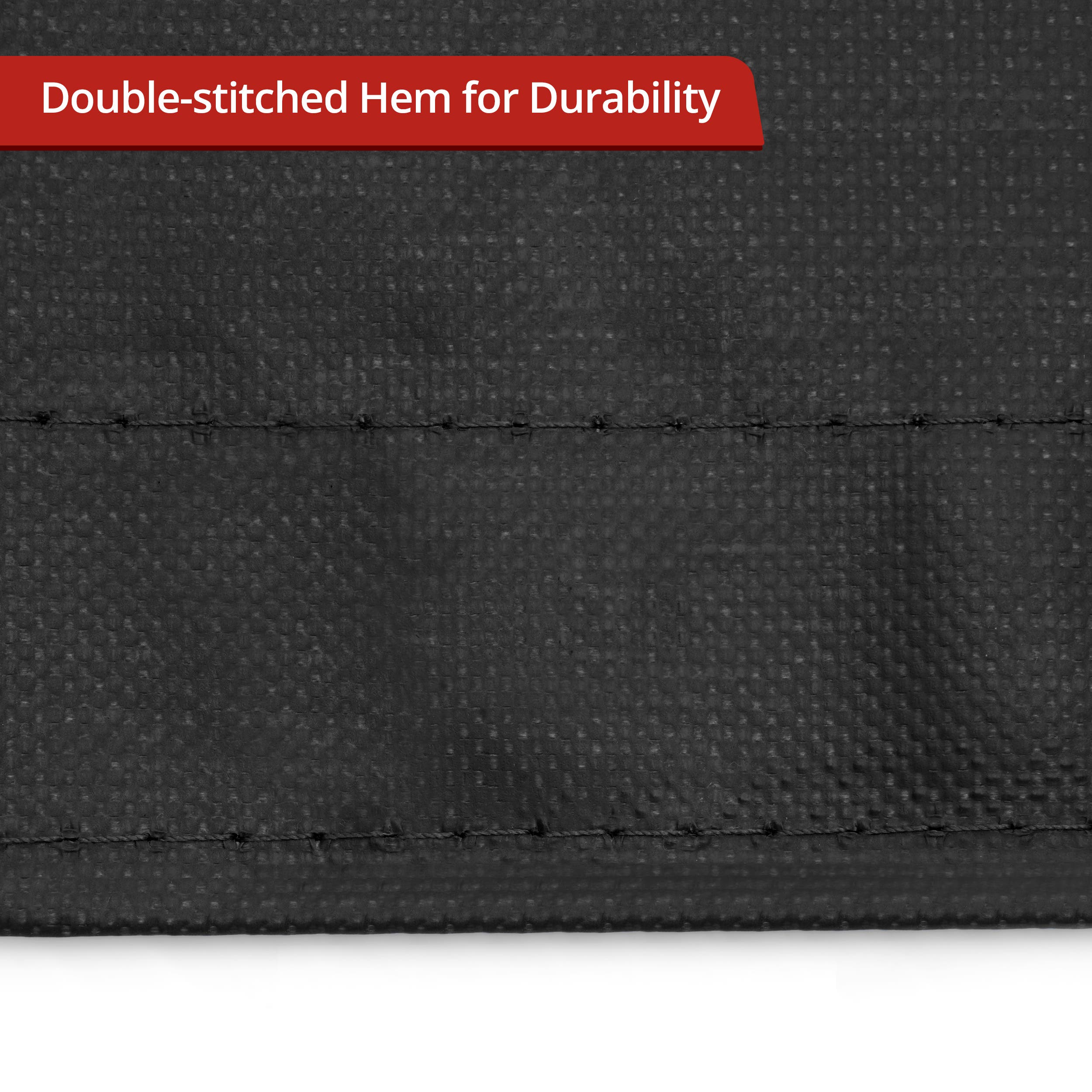 Custom Medium Duty Vinyl Tarpaulin - Black