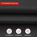 Custom Medium Duty Vinyl Tarpaulin - Black