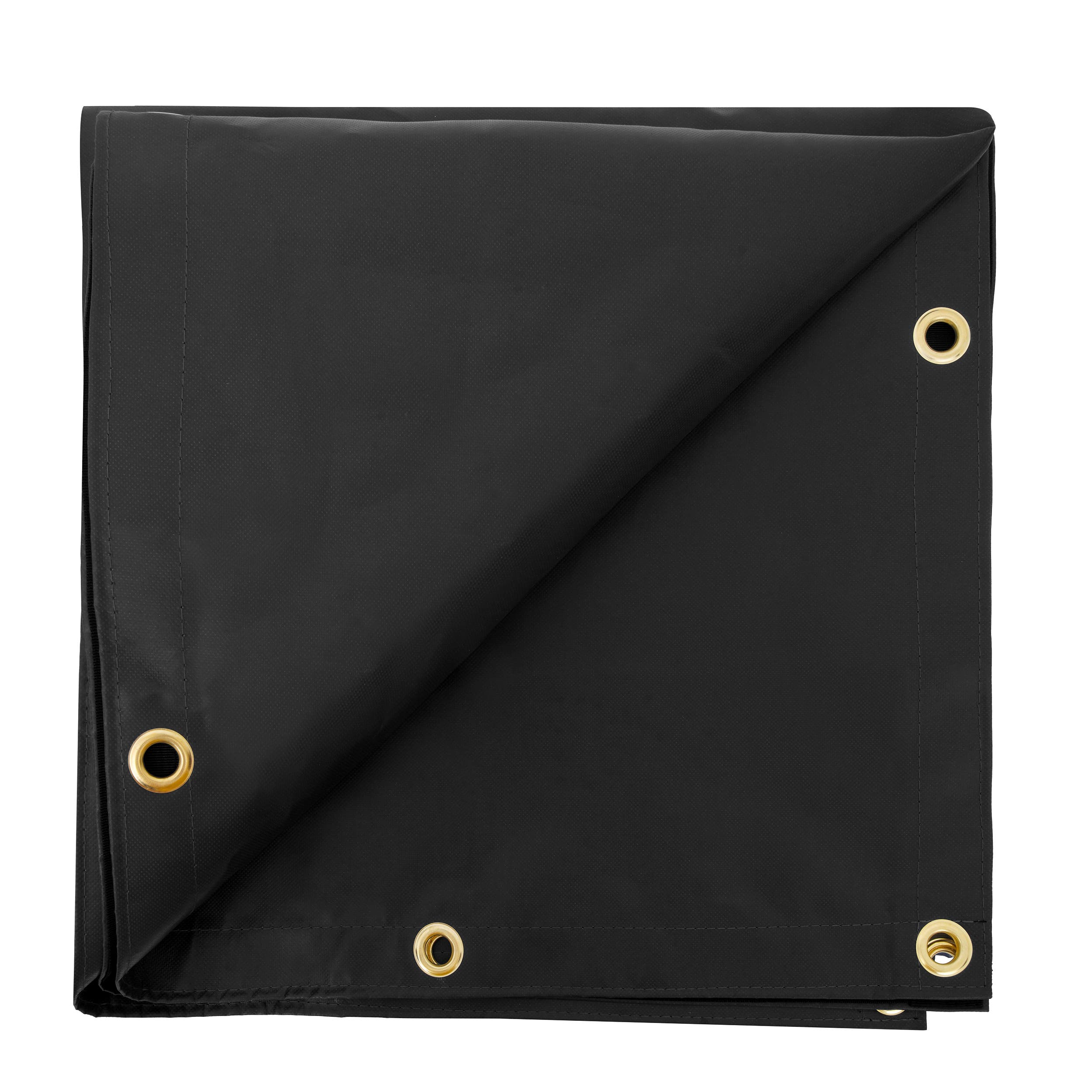Custom Medium Duty Vinyl Tarpaulin - Black