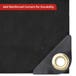 Custom Medium Duty Vinyl Tarpaulin - Black
