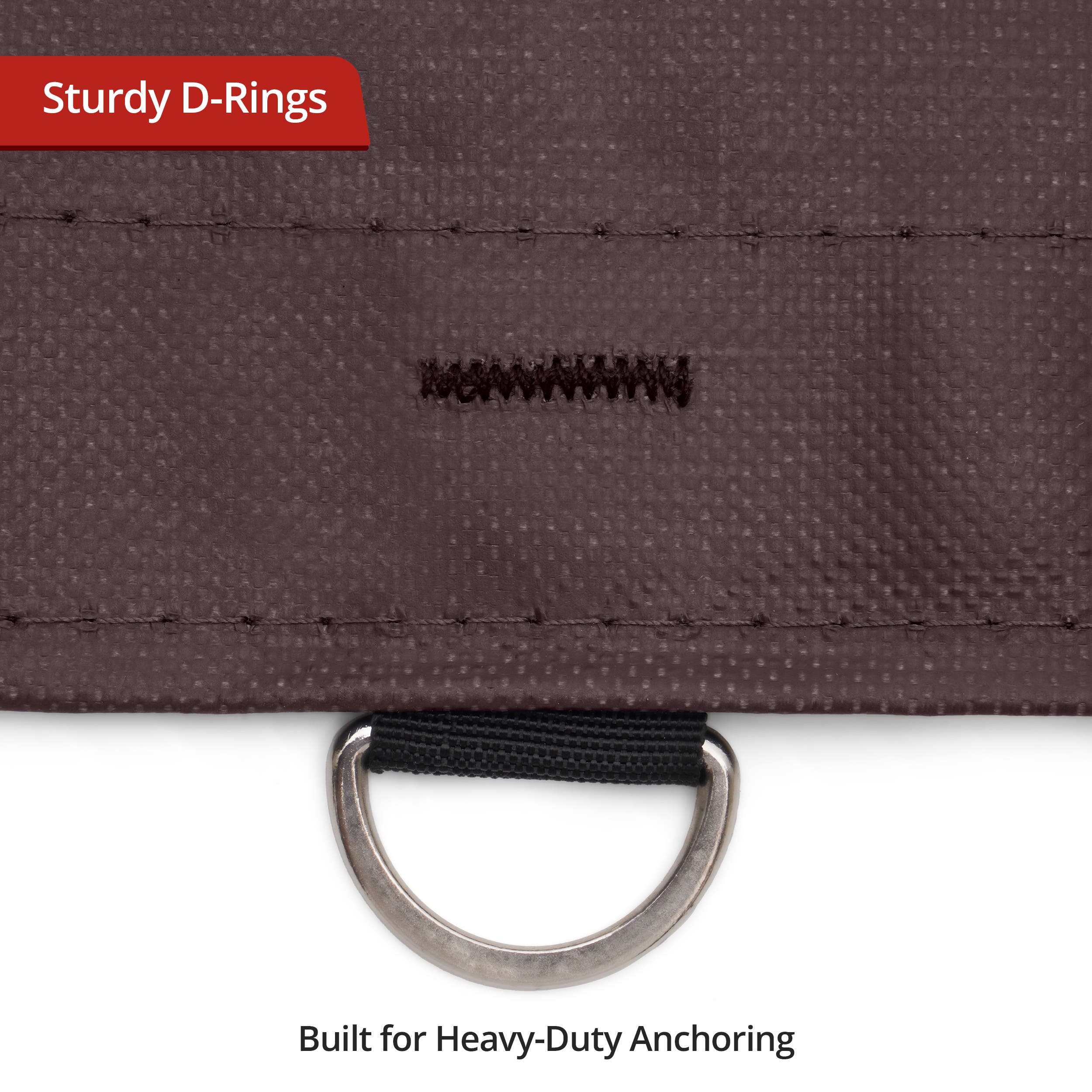 Custom Medium Duty Vinyl Tarpaulin - Brown