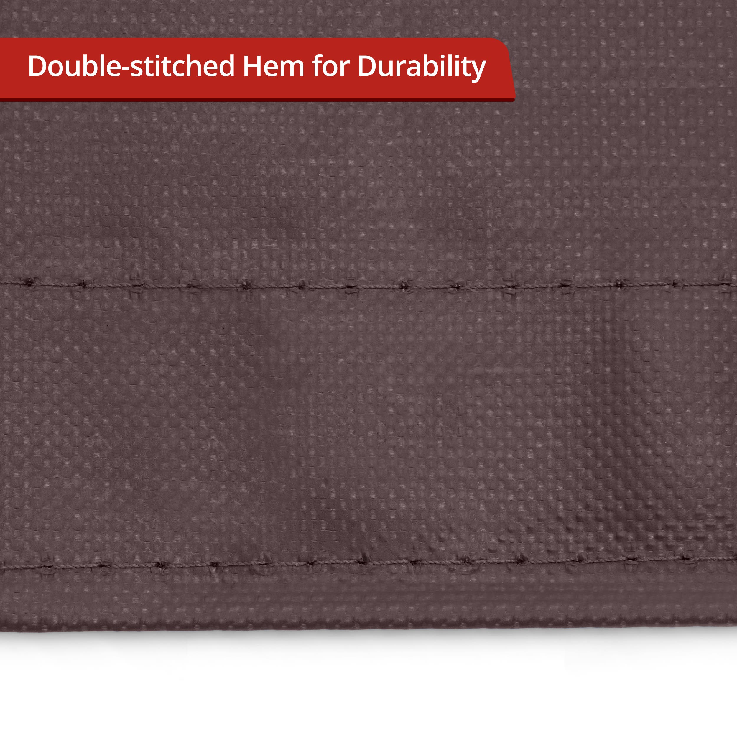Custom Medium Duty Vinyl Tarpaulin - Brown