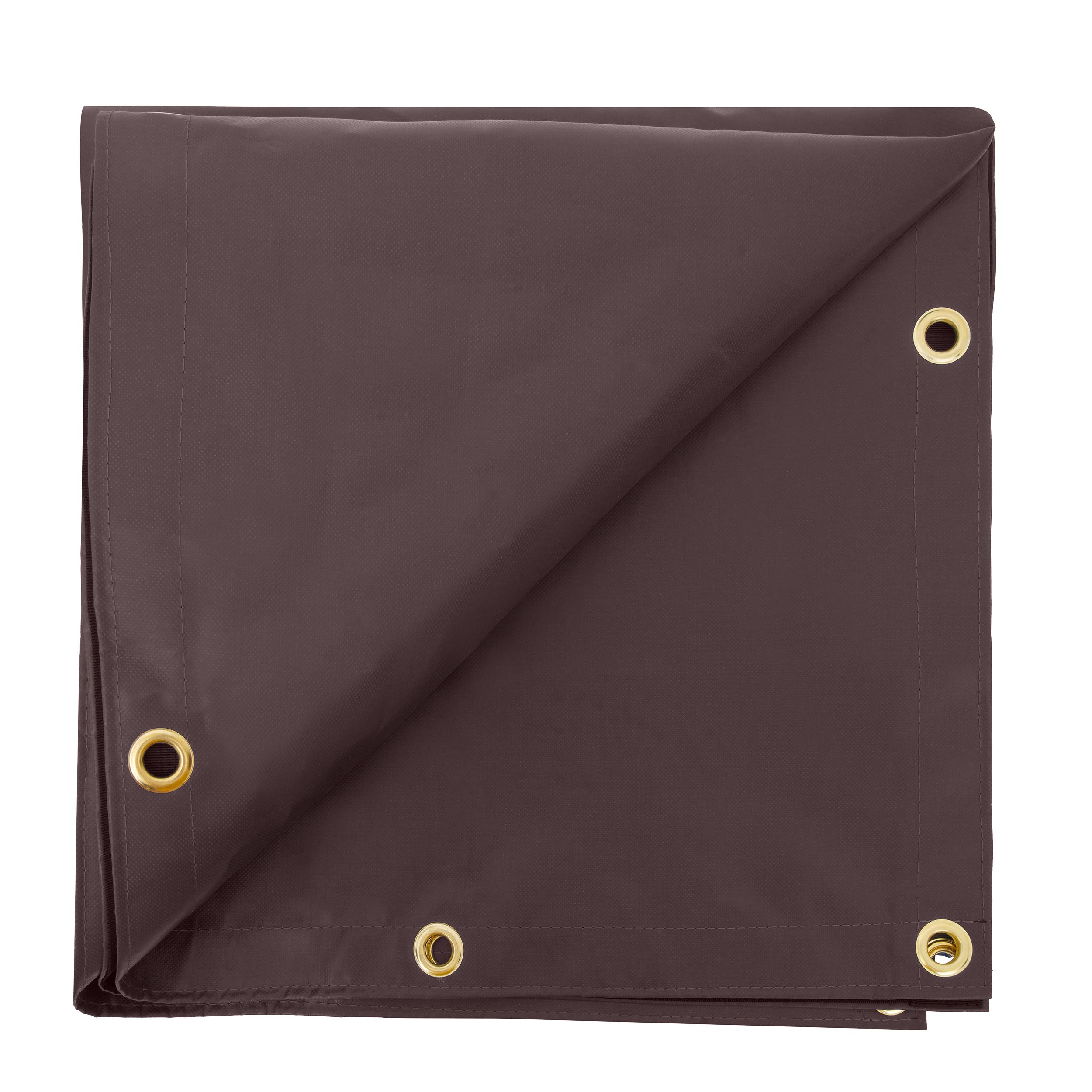 Custom Medium Duty Vinyl Tarpaulin - Brown