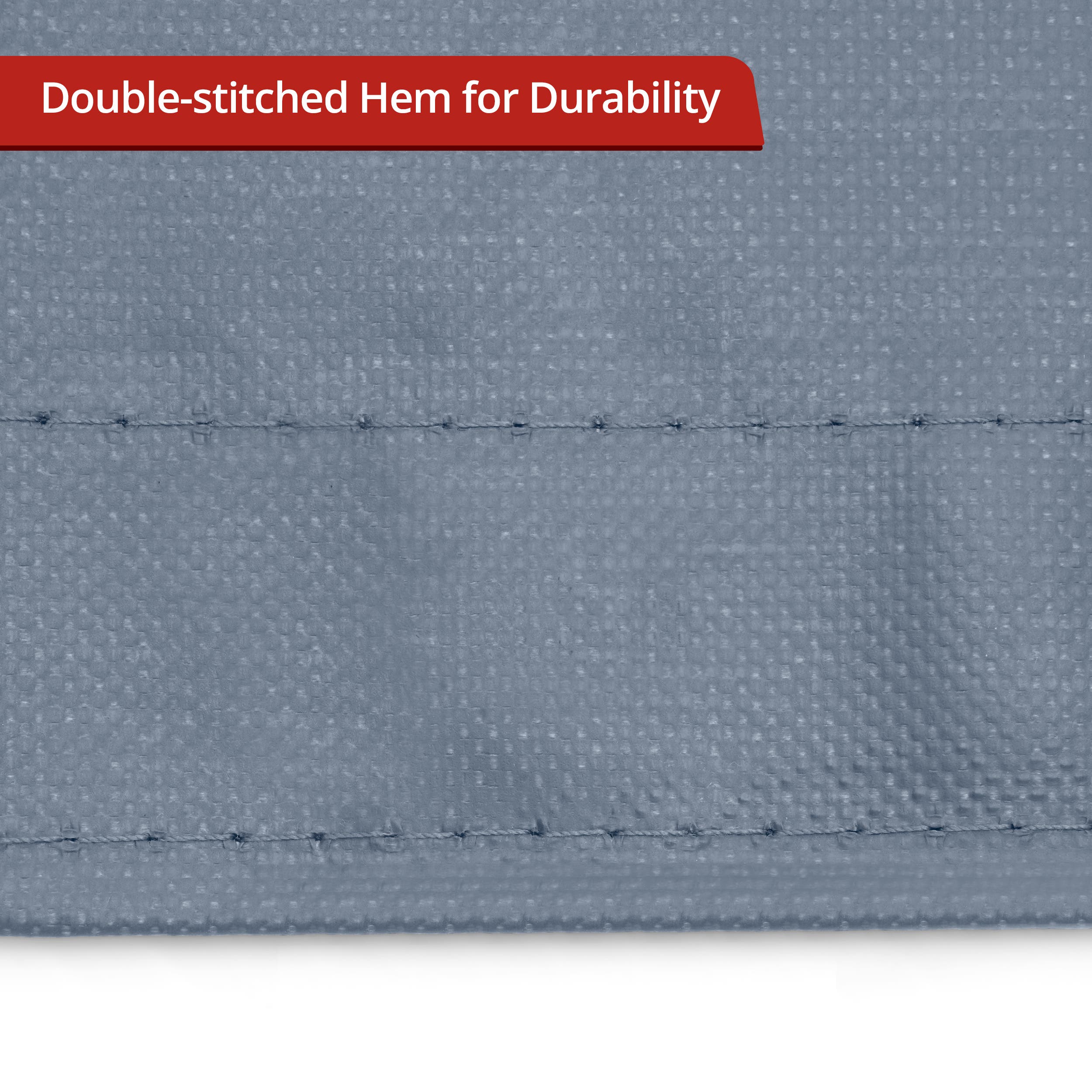 Custom Medium Duty Vinyl Tarpaulin - Gray