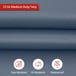 Custom Medium Duty Vinyl Tarpaulin - Gray