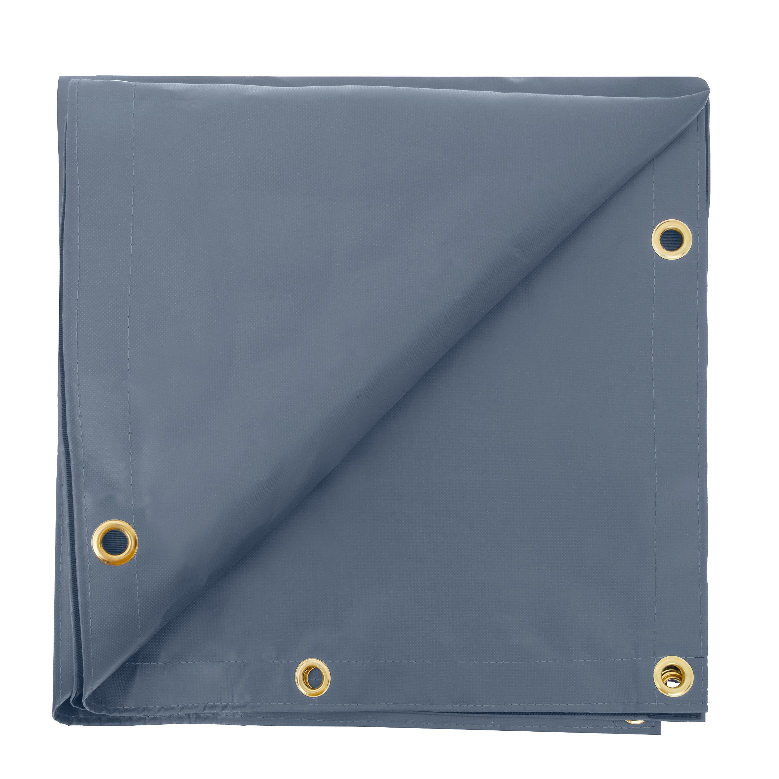 Custom Medium Duty Vinyl Tarpaulin - Gray