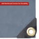 Custom Medium Duty Vinyl Tarpaulin - Gray