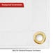 Custom Medium Duty Vinyl Tarpaulin - White