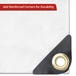Custom Medium Duty Vinyl Tarpaulin - White