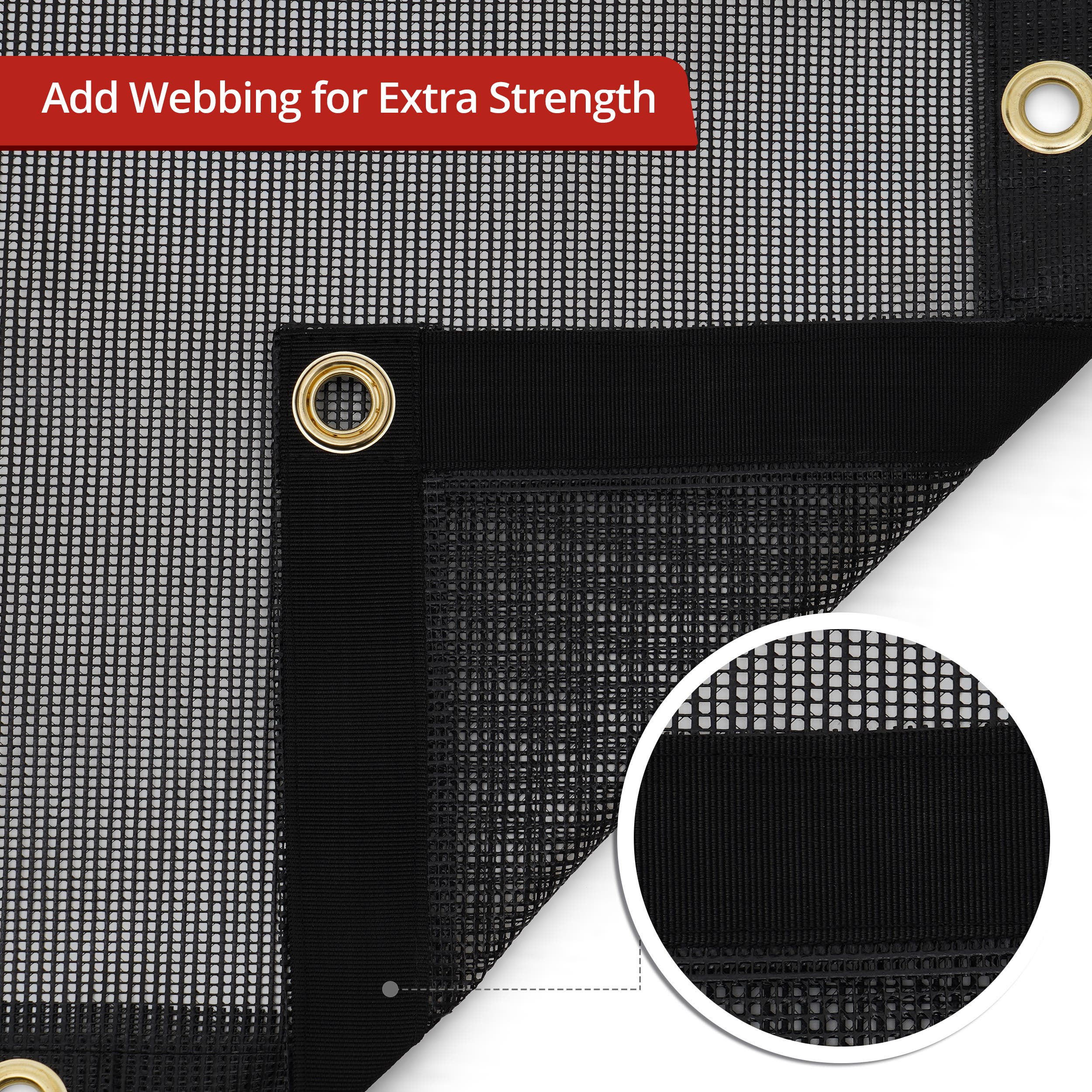 Custom Mesh Tarpaulin - 50% Shade