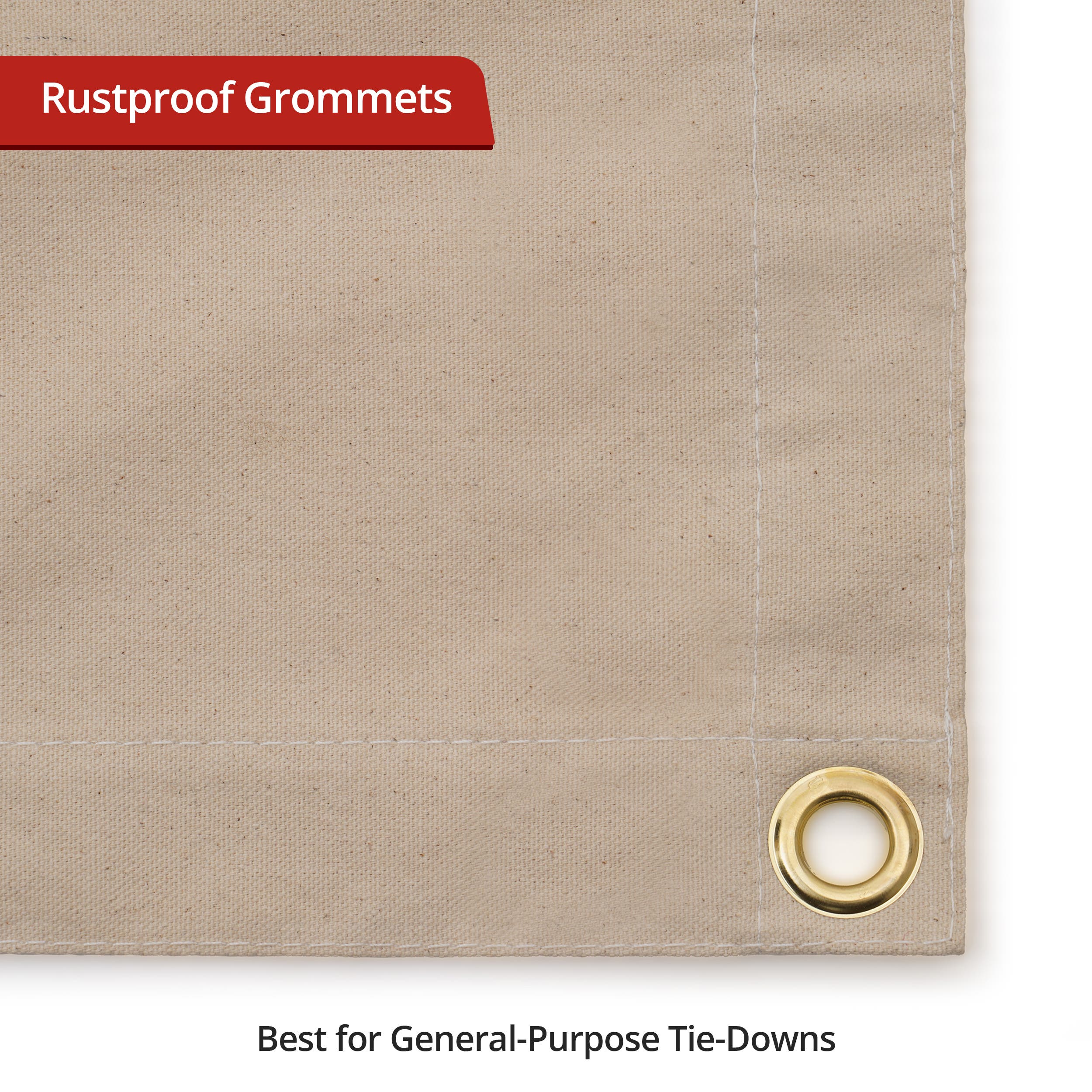 Custom Natural Untreated Canvas Tarpaulin
