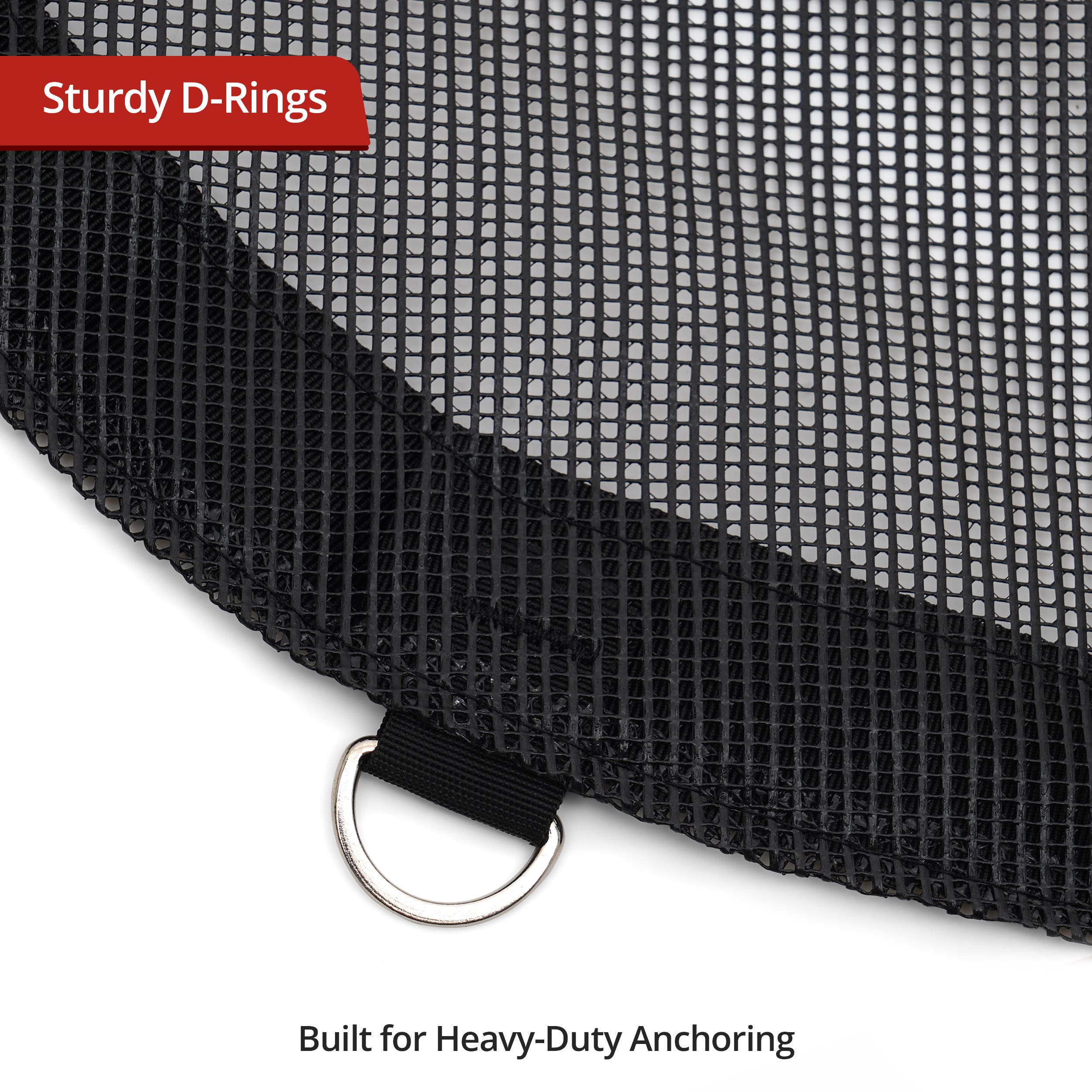 Custom Round Mesh Tarpaulin - 50% Shade