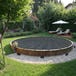 Custom Round Mesh Tarpaulin - 50% Shade