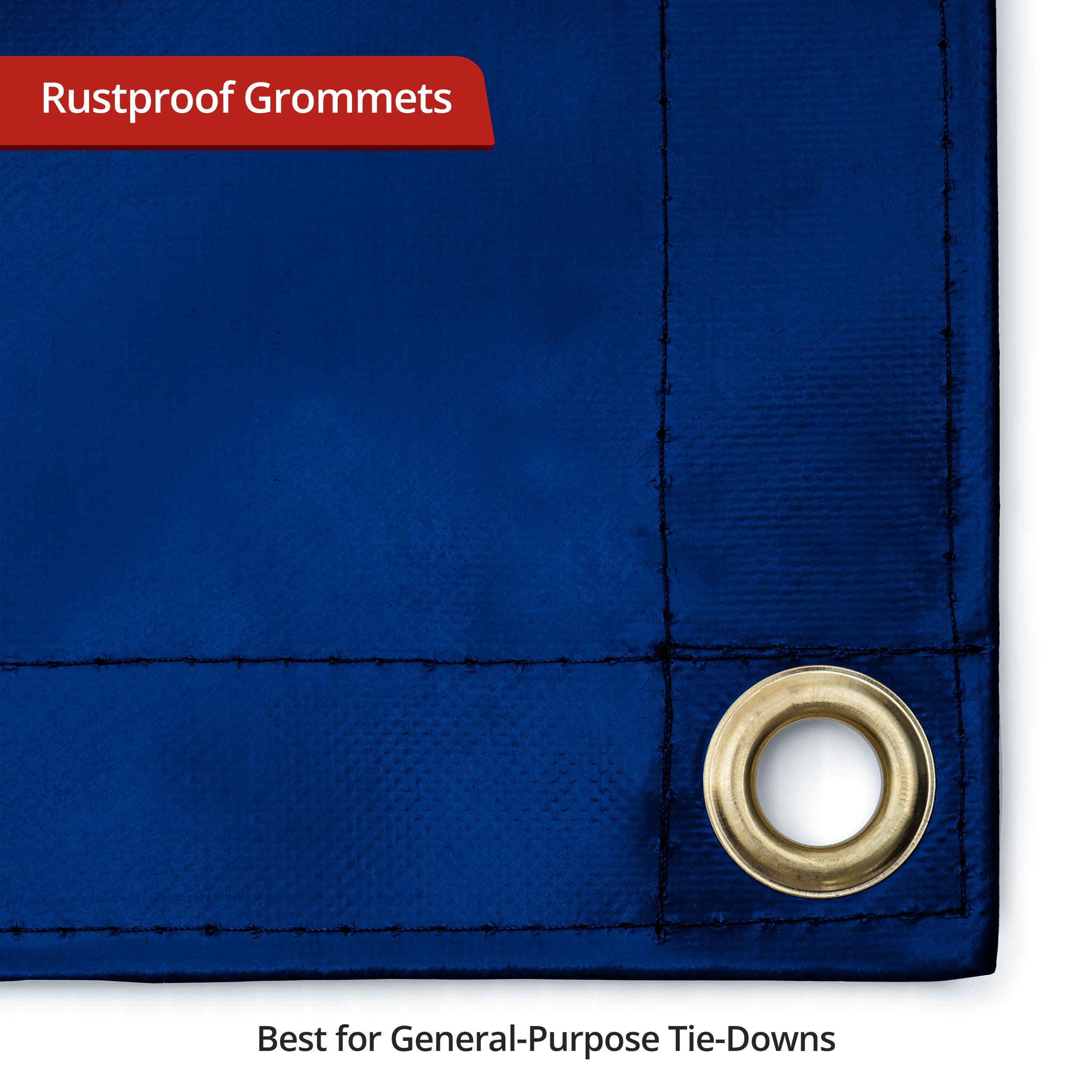 Custom Super Heavy Duty Vinyl Tarpaulin - Blue