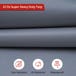 Custom Super Heavy Duty Vinyl Tarpaulin - Gray