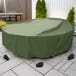 Custom Water Resistant Canvas Tarpaulin - Round