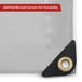 Fire Retardant Clear Vinyl Tarpaulin