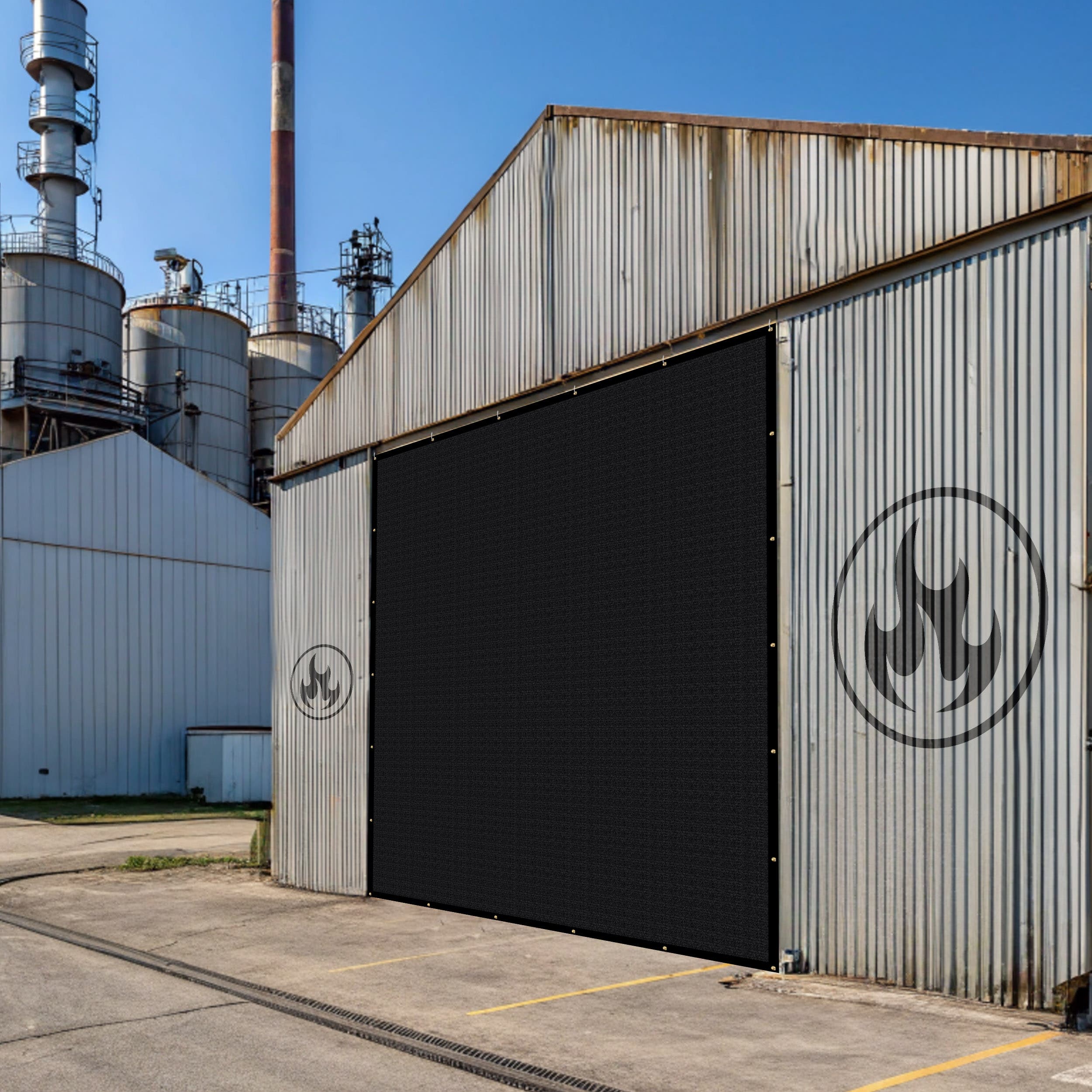 Fire Retardant Mesh Tarpaulin
