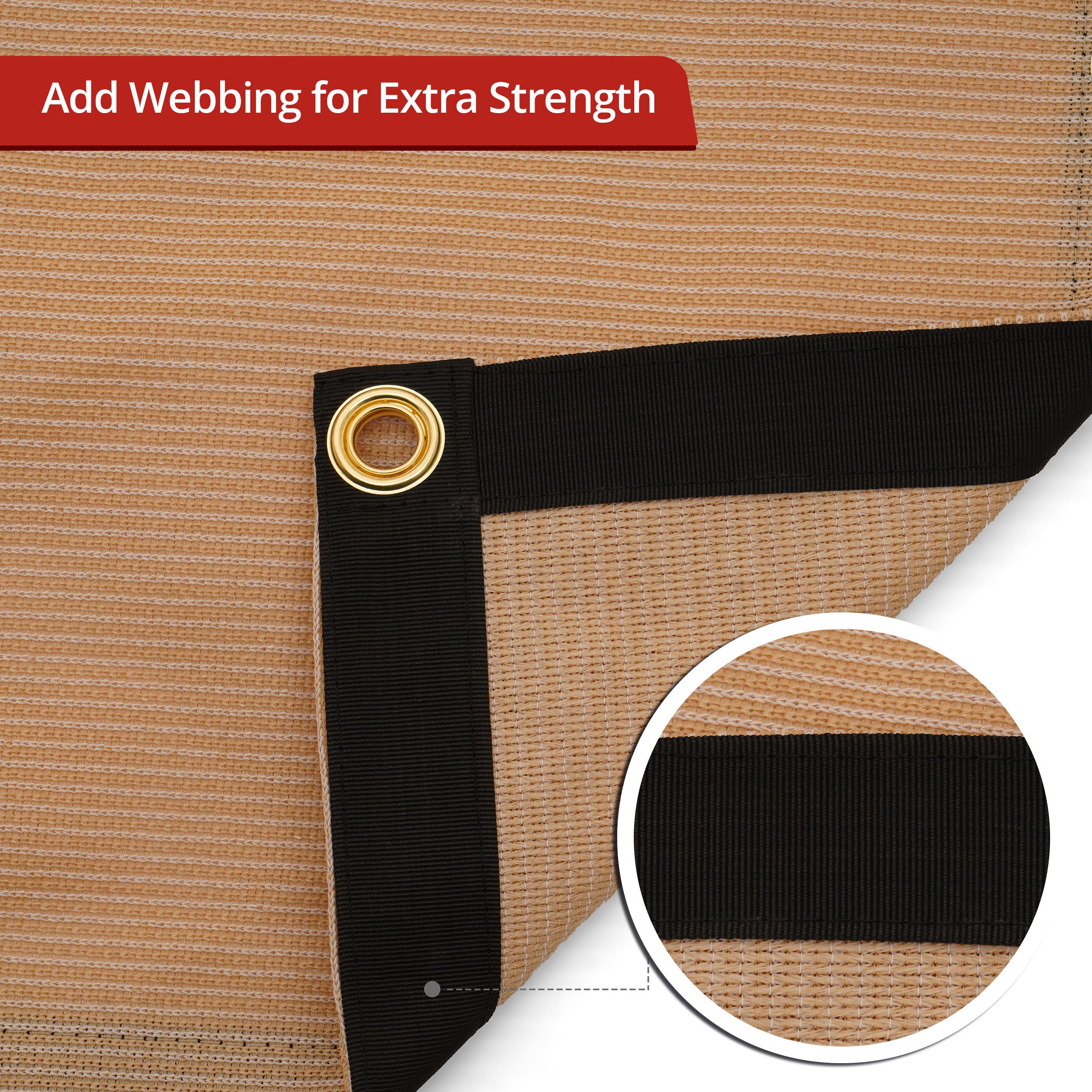 Knitted Mesh Tarpaulin - 85% Shade