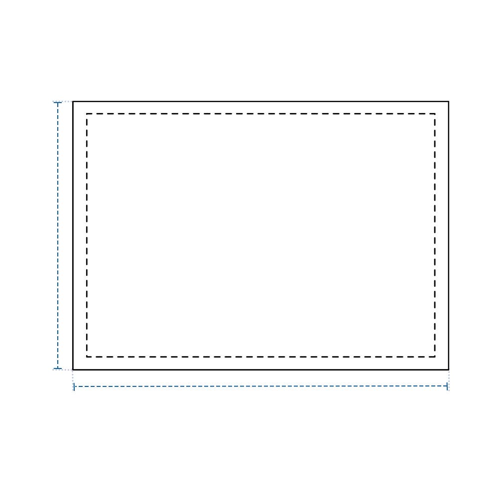 Baseball Weighted Mound Tarpaulin - Rectangle / Square