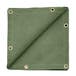 Water Resistant Canvas Tarpaulin - Olive green