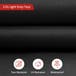 Custom Light Duty Poly Tarpaulin - Black