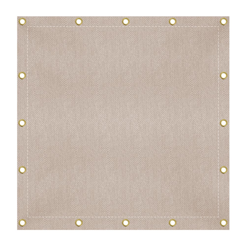 Water Resistant Canvas Tarpaulin - Mustard Tan
